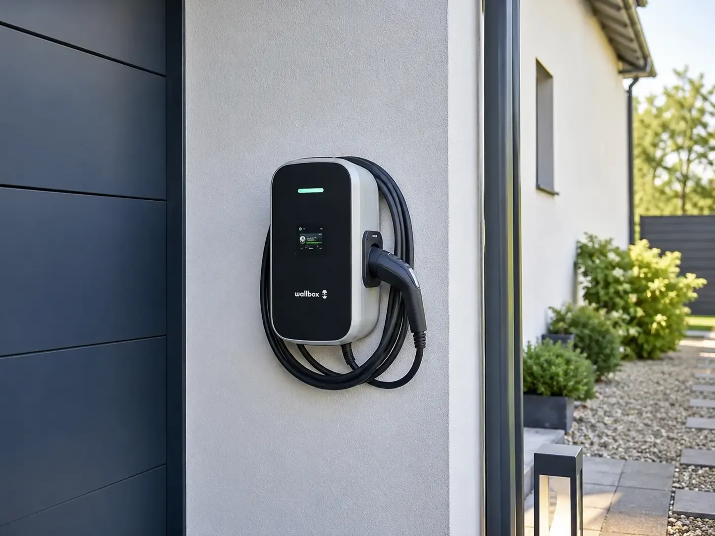 Image installateur borne de recharge 1 borne de recharge habitat